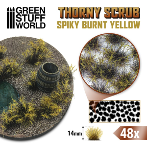 Thorny Scrubs Tufts - Burnt Yellow 1