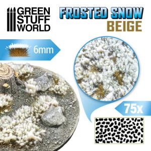 Shrubs TUFTS - 6mm FROSTED SNOW - BEIGE 1