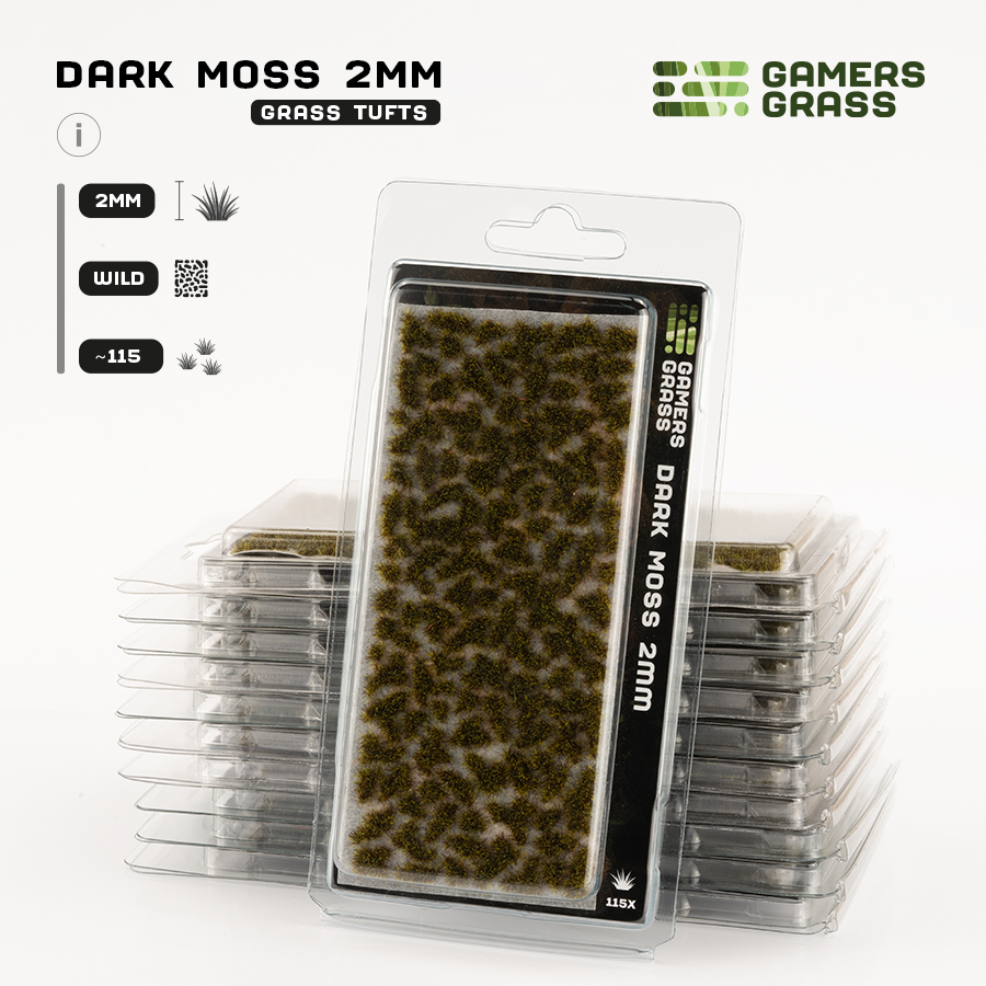 Dark Moss - 2mm Tufts (Gamer's Grass Gen II) 3