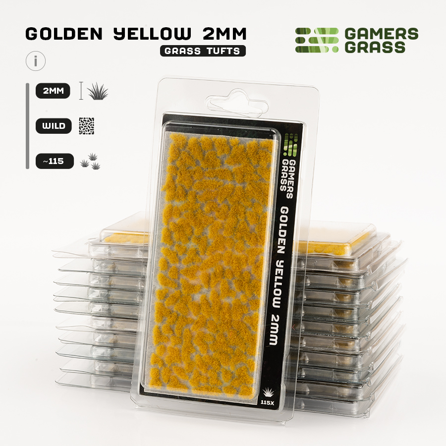 Golden Yellow - 2mm Tufts (Gamer's Grass Gen II) 3