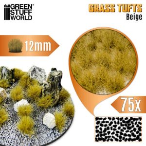 Static Grass Tufts 12mm - Beige 1