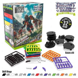 Blood Bowl Bases 32mm with Skill Rings 1