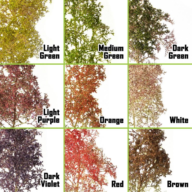 Micro Leaves - White mix 3