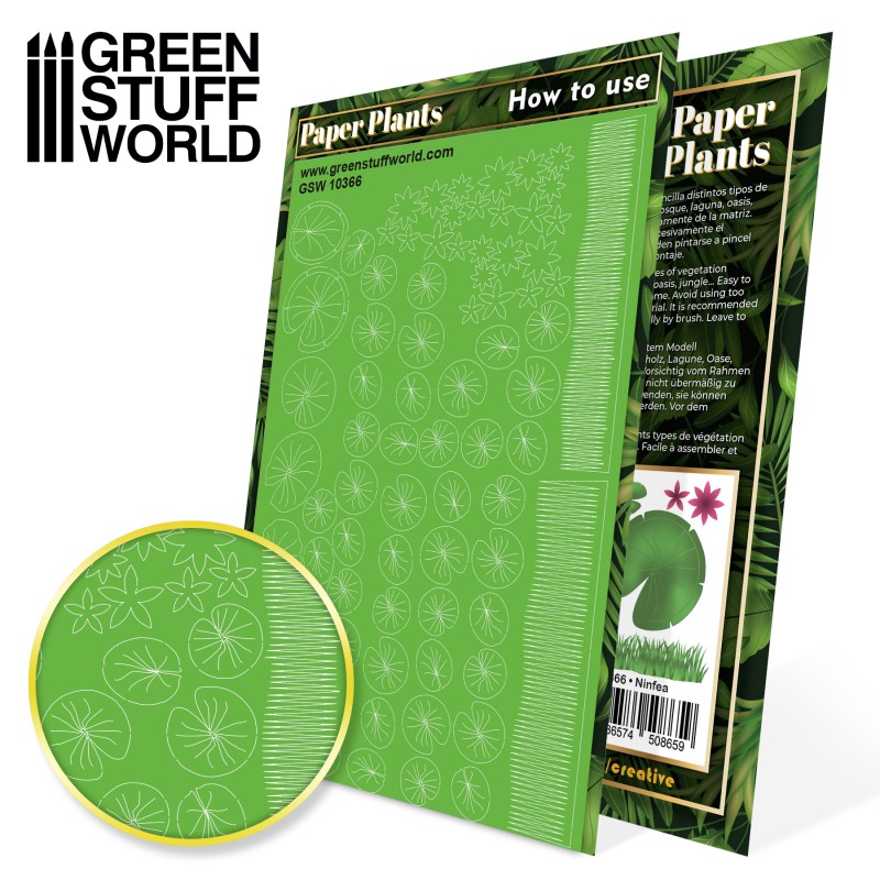 Paper Plants - Lilly Pads (Ninfea) 2