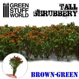 Tall Shrubbery - Brown Green 1