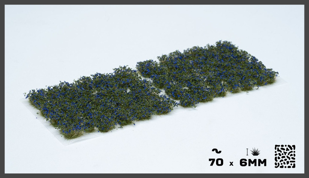 Blue Flower Tufts 2