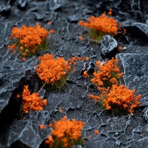 Orange Flower Tufts 1
