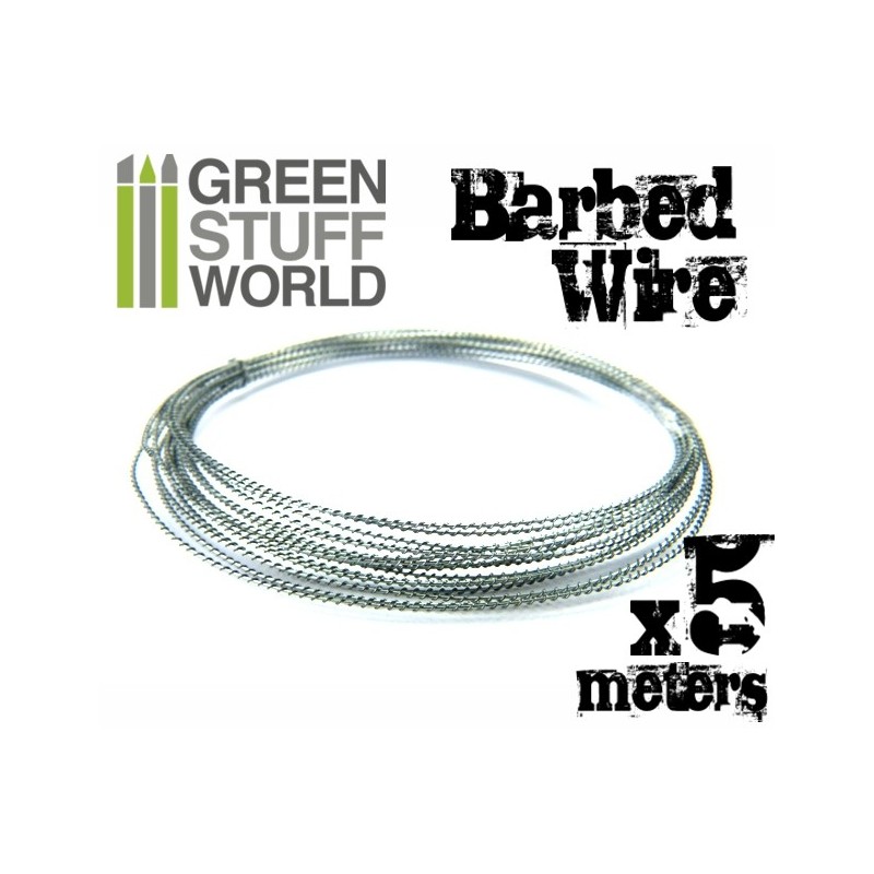 Simulated BARBED WIRE - 1/65-1/72 (20mm) 4