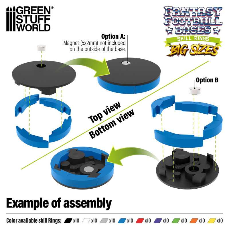 Skill Ring 40mm Blue 2