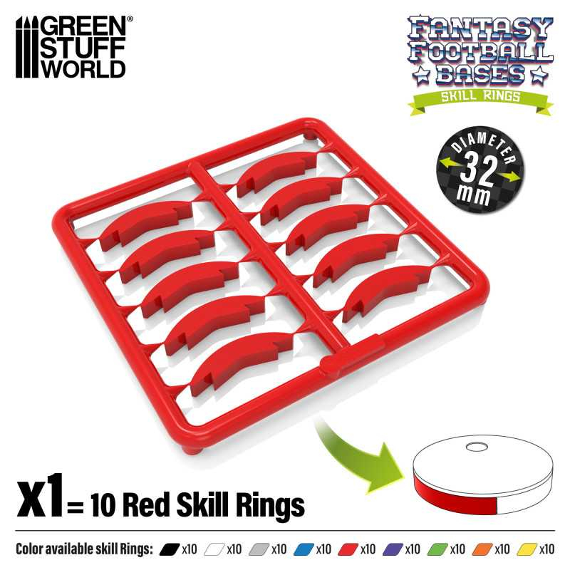 Skill Ring 32mm Red 1