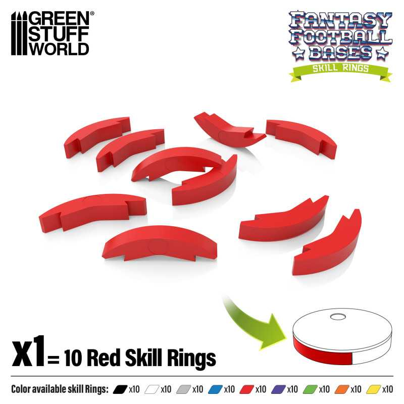Skill Ring 32mm Red 3