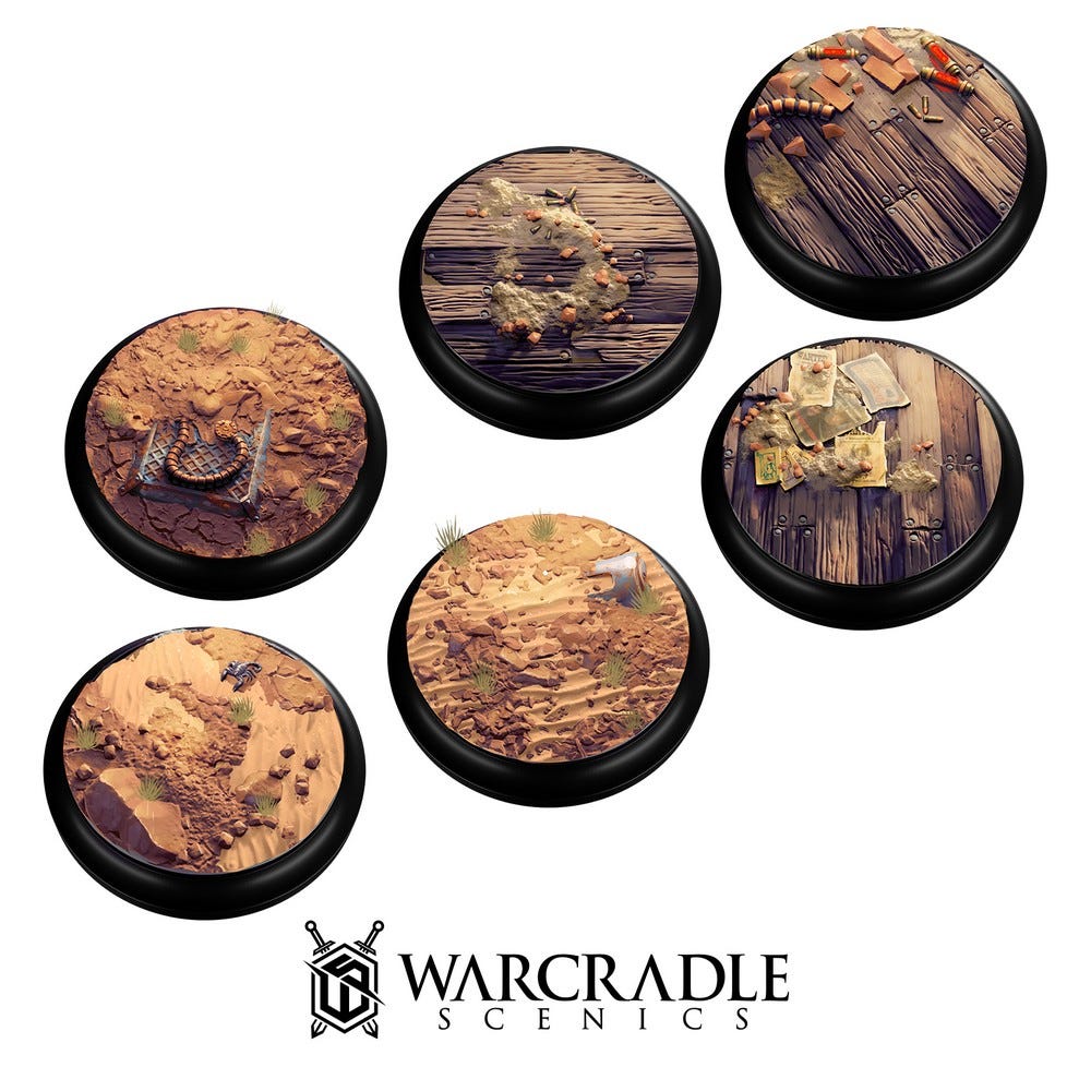 Mesa & Frontier Town Medium Bases Set 2