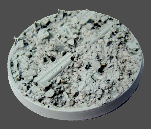 Bevelled Edge: 60mm Urban Rubble Base 02 1