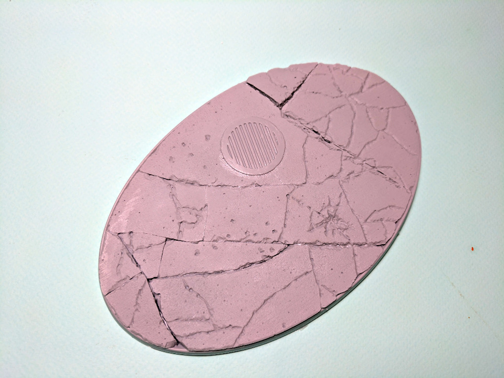 Bevelled Edge: 168x106mm Urban Streets Knight Base 1