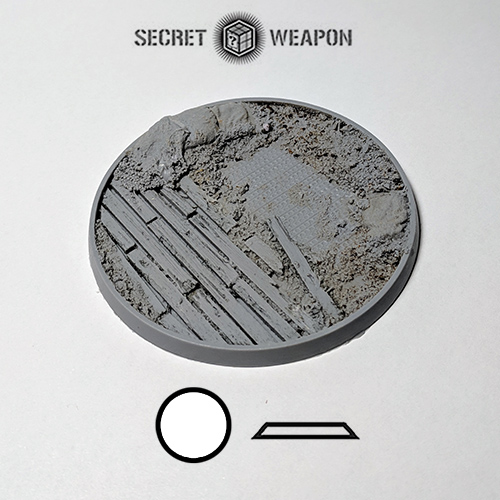 Bevelled Edge: 80mm Trench Works 1