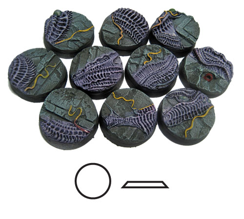 Bevelled Edge: 25mm Urban Invasion Bases 01 1