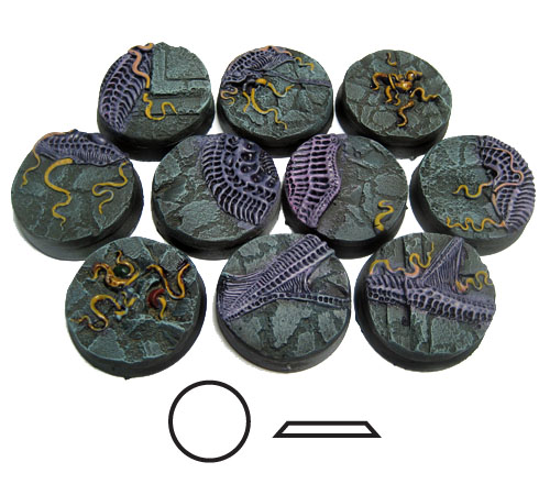 Bevelled Edge: 25mm Urban Invasion Bases 02 1