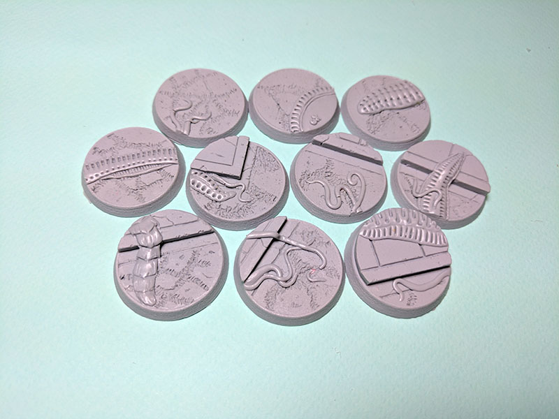 Bevelled Edge: 32mm Urban Invasion Bases 1
