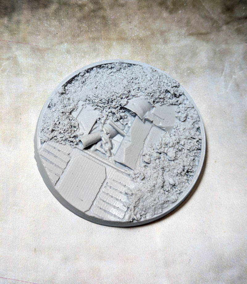 Bevelled Edge: 55mm Scrap Yard 1