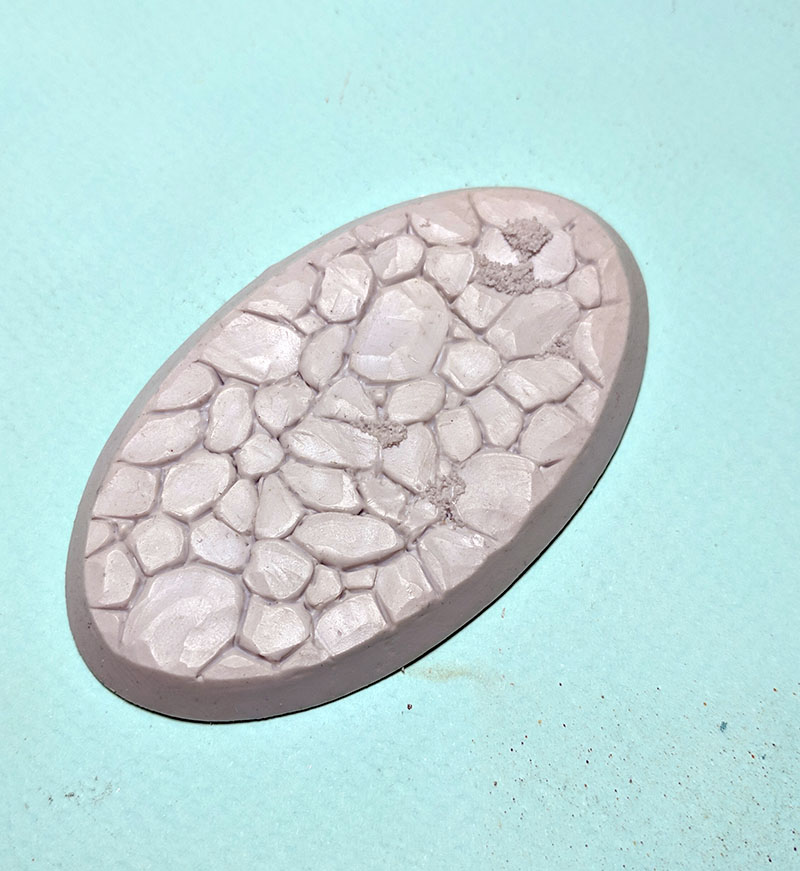 Bevelled Edge: 75x40mm Town Square Base 1