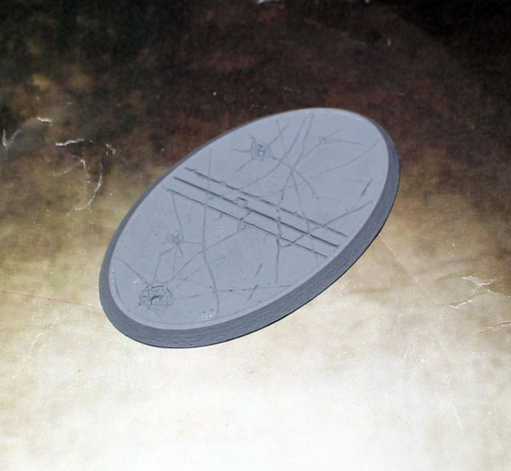 Bevelled Edge: 75x40mm Ruined Temple 1