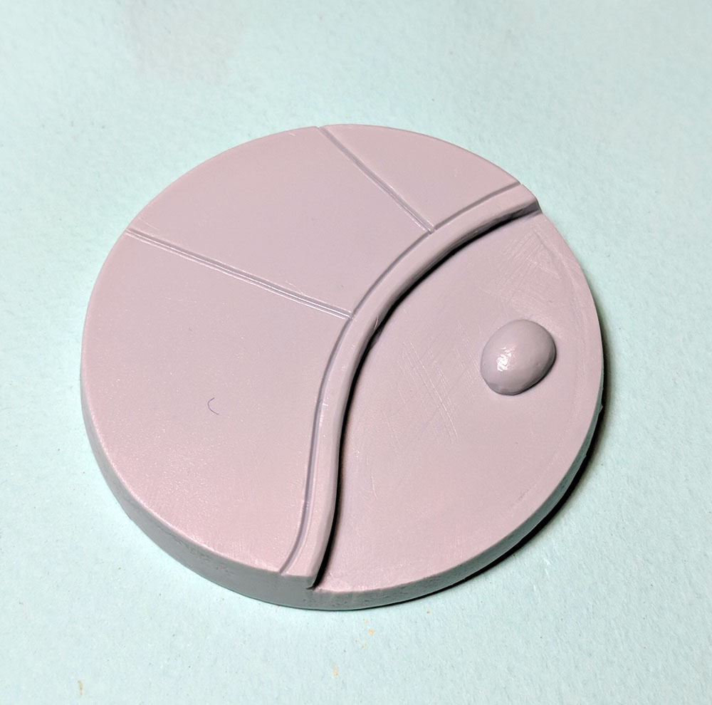 Bevelled Edge: 55mm Ghost Stone 1