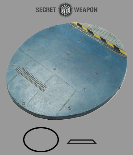 Bevelled Edge: Oval 95x120mm Flight Deck 01 1
