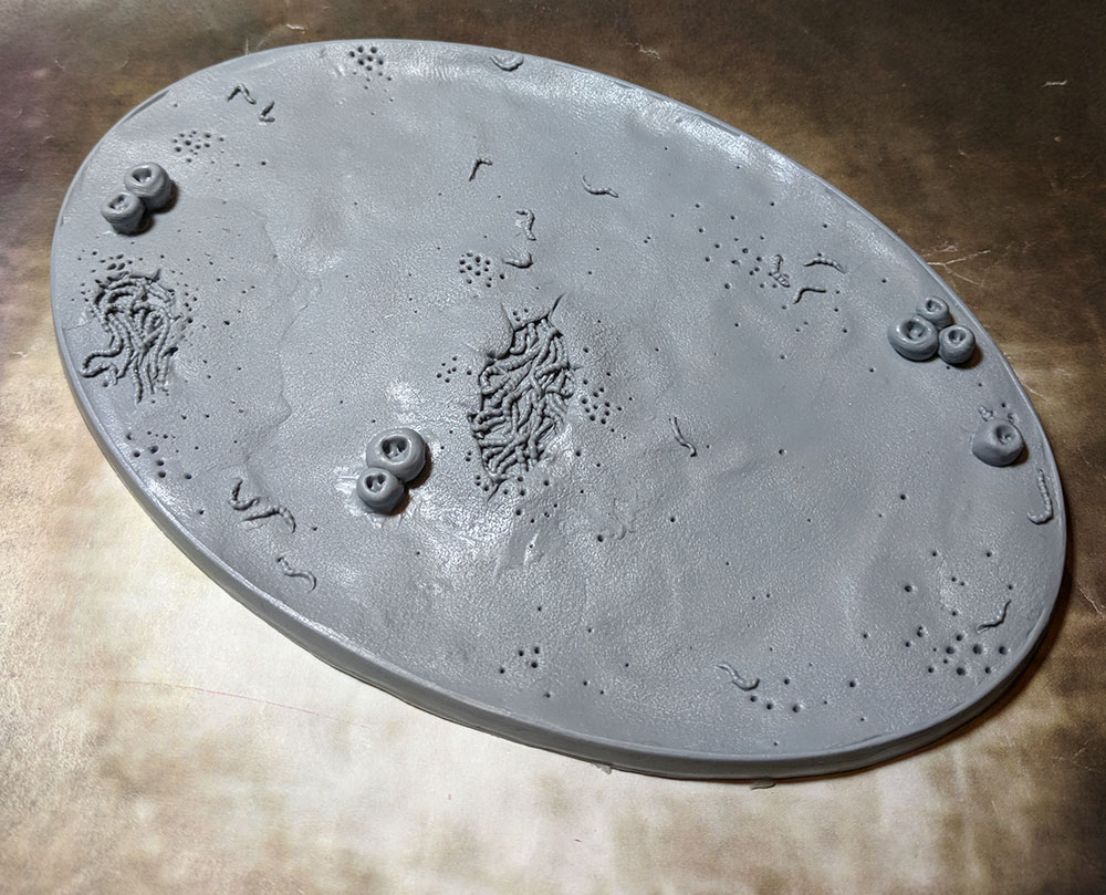 Bevelled Edge: Knight 168x106mm Base Creeping Infection 1