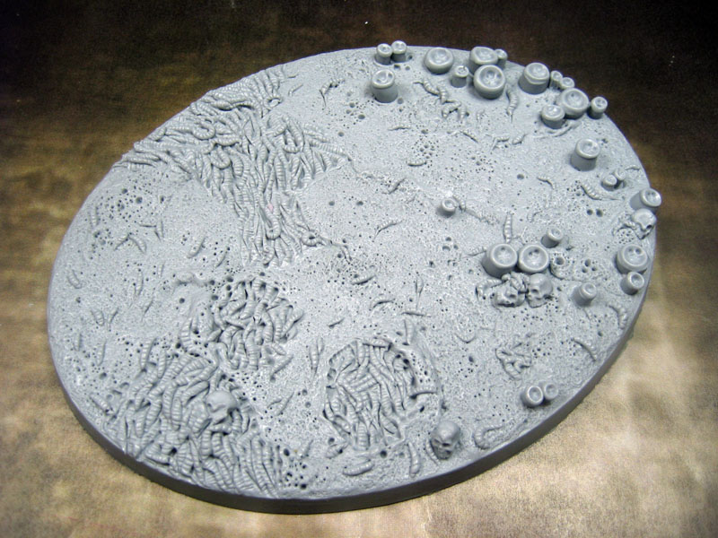 Bevelled Edge: Oval 95x120mm Creeping Infection 1