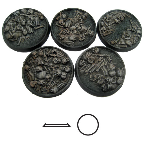 Bevelled Edge: 40mm Bone Fields 1