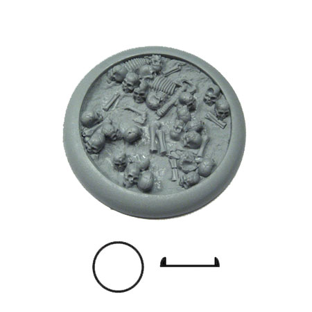 Round Lip: 50mm Bone Fields Base 01 1