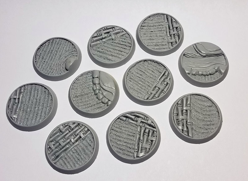 Bevelled Edge: 32mm Asian Garden 1