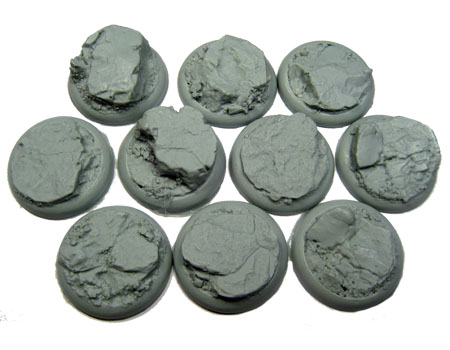 Round Lip: 30mm Rocky Bluff Bases 1