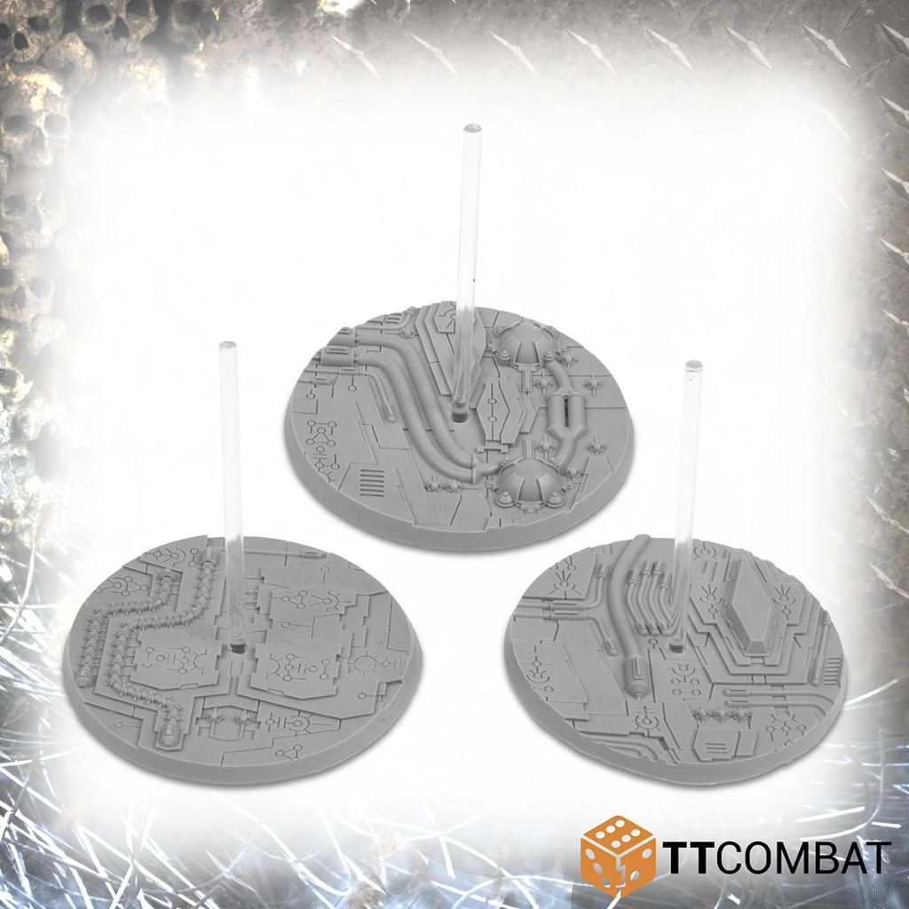 60mm Tomb World Flight Bases 2
