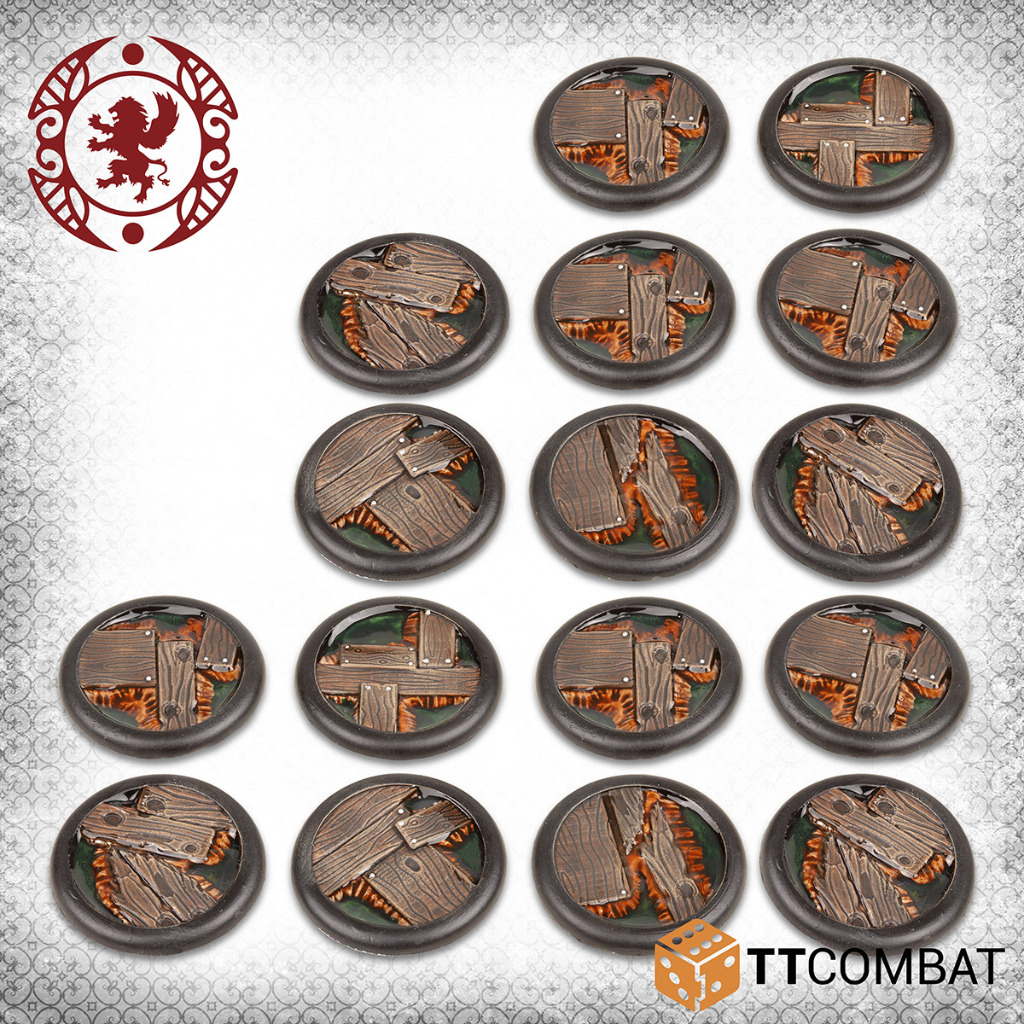 Sunken Wood Bases 30mm 1