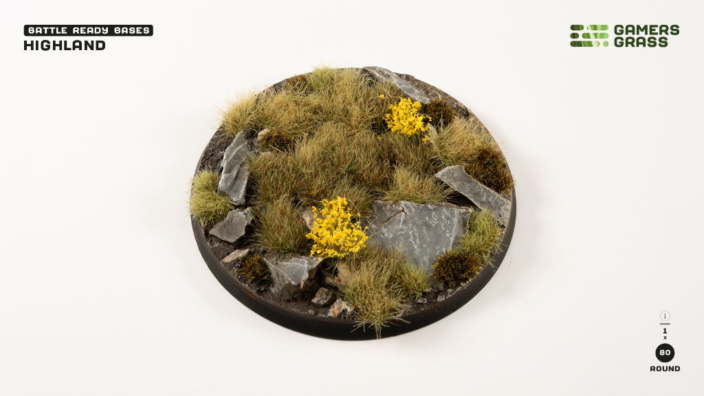 Battle Ready: Highland Round 80mm (x1) 1