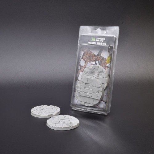 Temple Bases Round 60mm (x2 Unpainted) 1