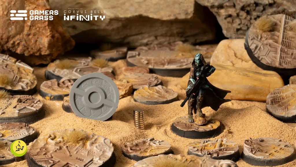Battle Ready: Dunes of Bourak Bases, Round 25mm (x8) 2