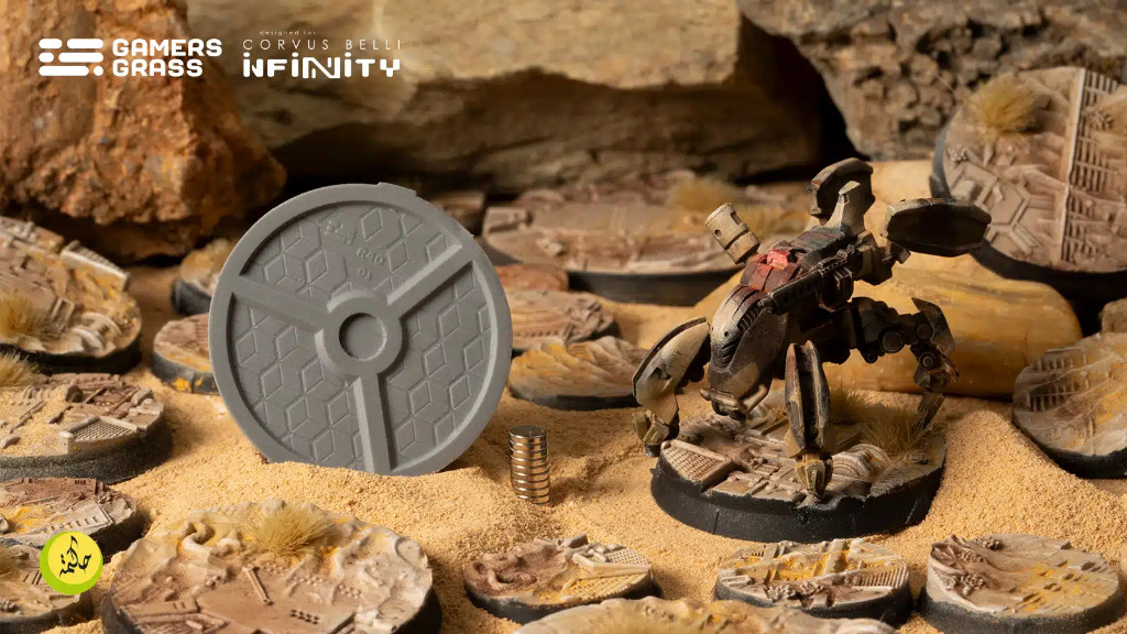 Battle Ready: Dunes of Bourak Bases, Round 40mm (x4) 2