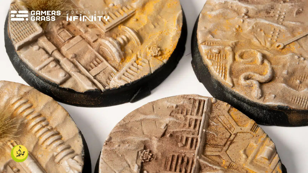 Battle Ready: Dunes of Bourak Bases, Round 40mm (x4) 3