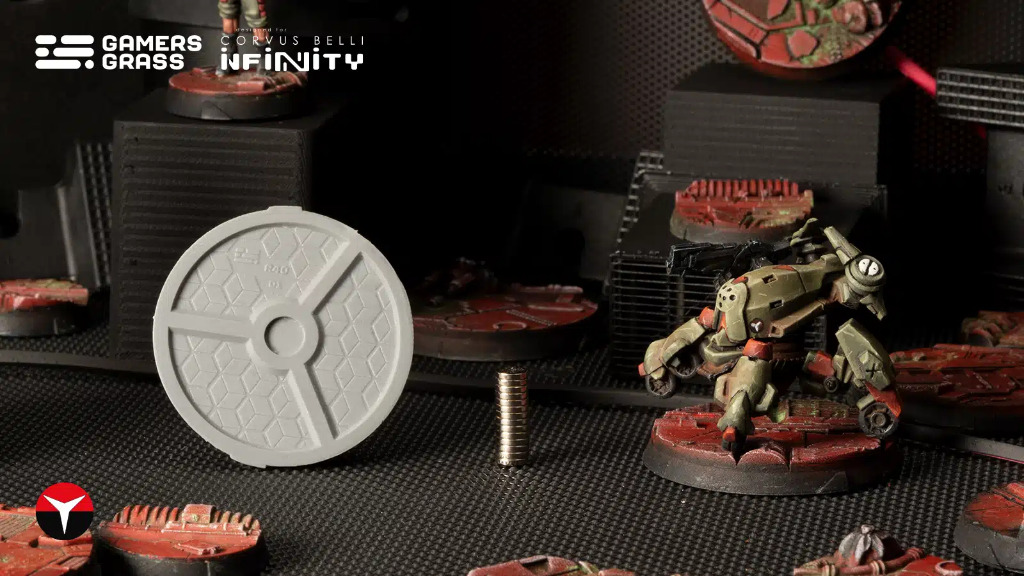 Battle Ready: Nomad Crew Deck Bases, Round 40mm (x4) 2