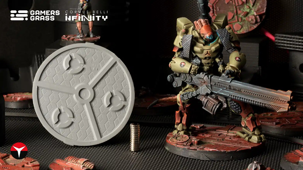 Battle Ready: Nomad Crew Deck Bases, Round 55mm (x2) 2