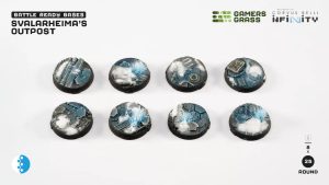 Battle Ready: Svalarheima's Outpost Bases, Round 25mm (x8) 1