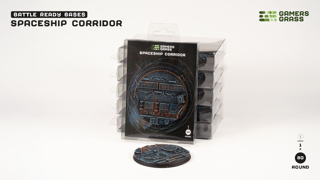 Battle Ready: Spaceship Corridor Round 80mm (x1) 4