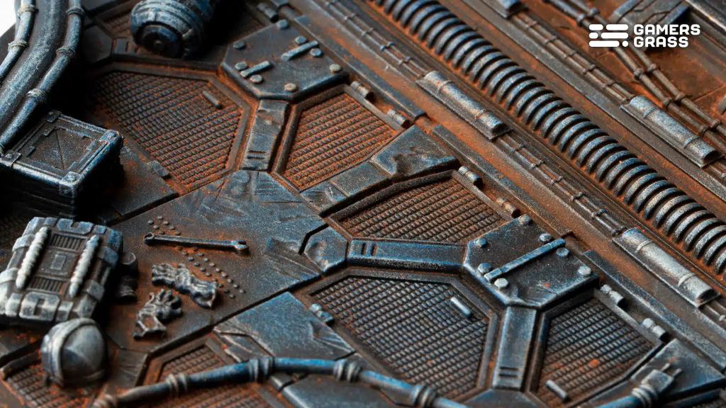 Battle Ready: Spaceship Corridor Round 100mm (x1) 3