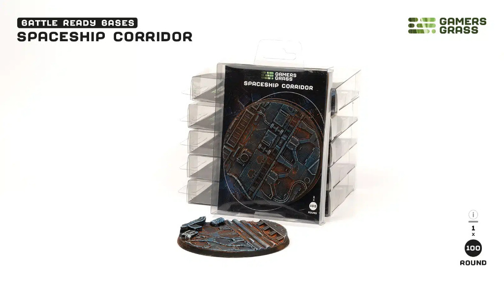 Battle Ready: Spaceship Corridor Round 100mm (x1) 4