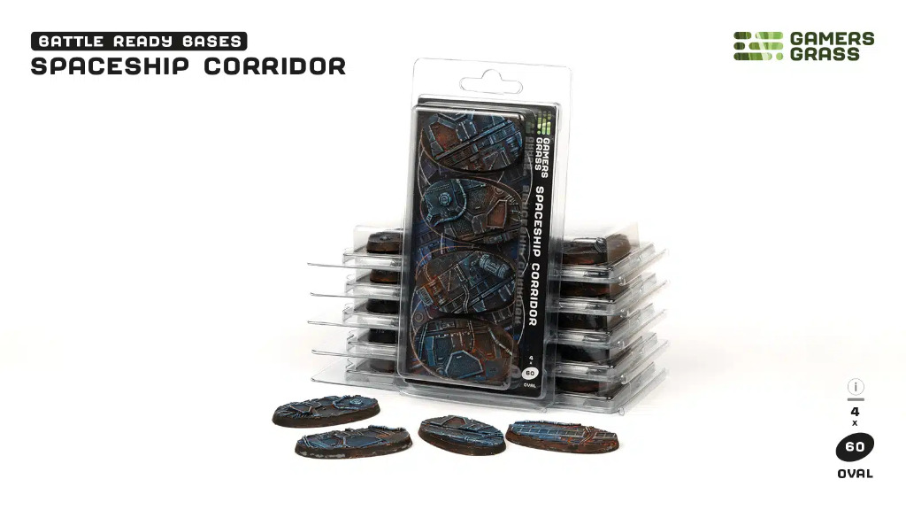 Battle Ready: Spaceship Corridor Oval 60mm (x4) 4