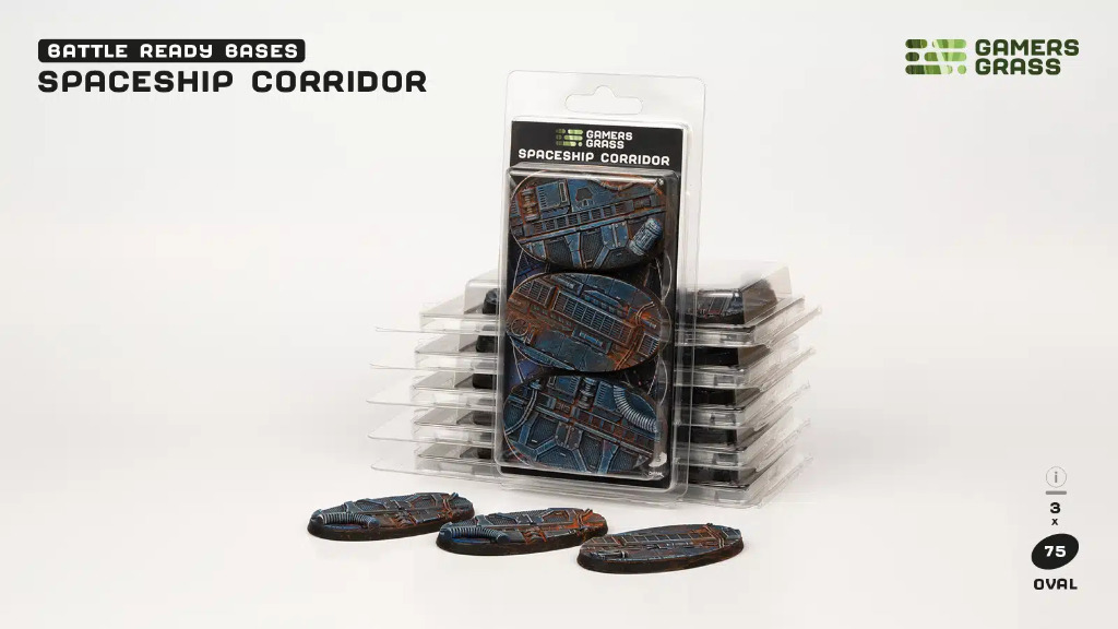 Battle Ready: Spaceship Corridor Oval 75mm (x3) 4