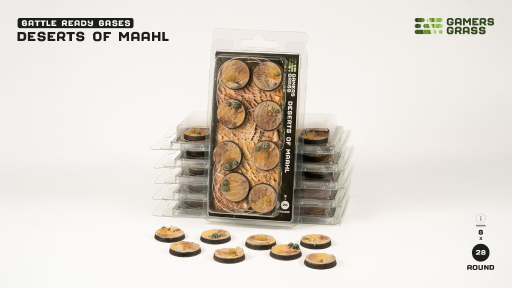 Battle Ready: Deserts of Maahl Round 28mm (x8) 4