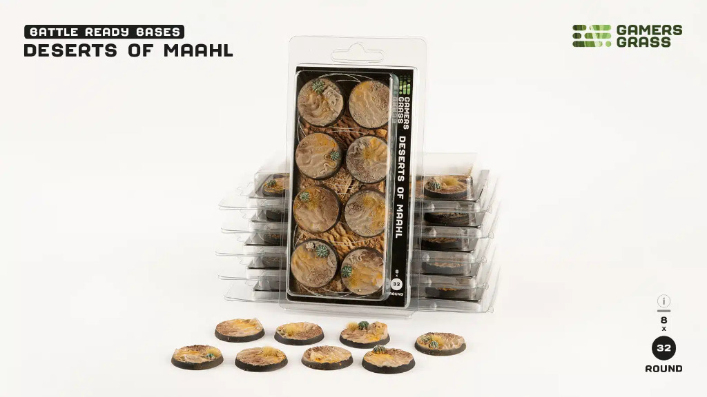 Battle Ready: Deserts of Maahl Round 32mm (x8) 4